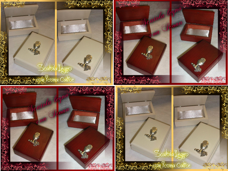 Scatola legno 1° Comunione